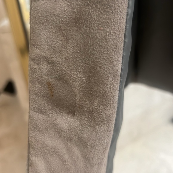 MICHAEL HOBAN X NORTH BEACH VINTAGE GRAY LEATHER BLAZER JACKET - Picture 7 of 12